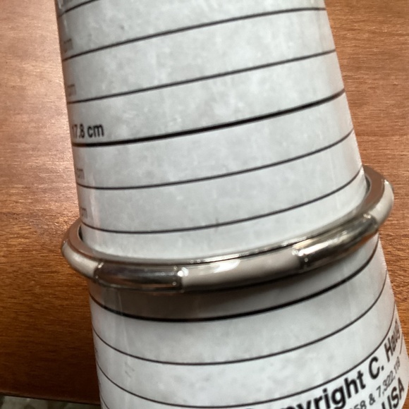 Coach Silver-tone Bangle Bracelet - Picture 6 of 9